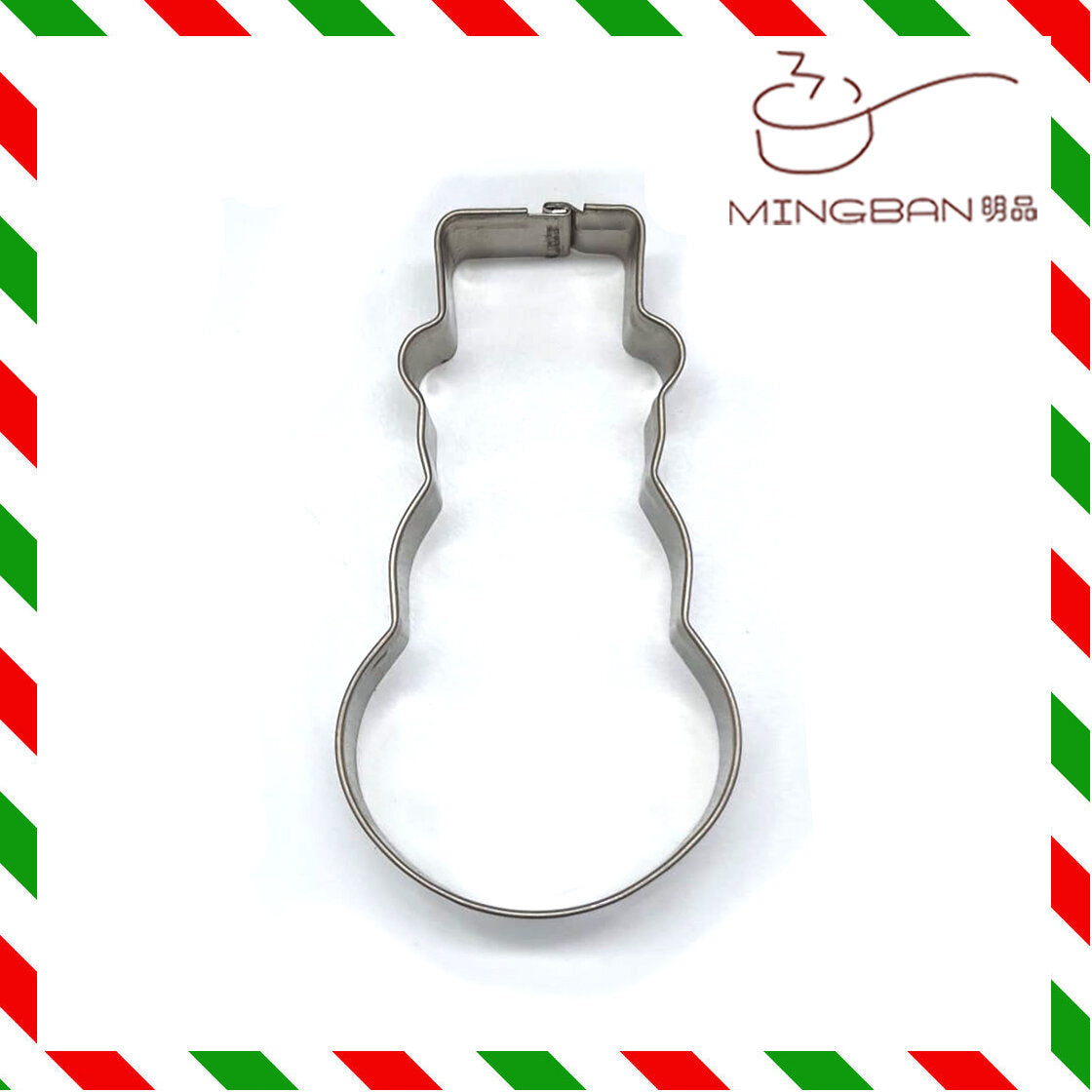 Christmas Stainless Steel Cookie Mould - Snowman