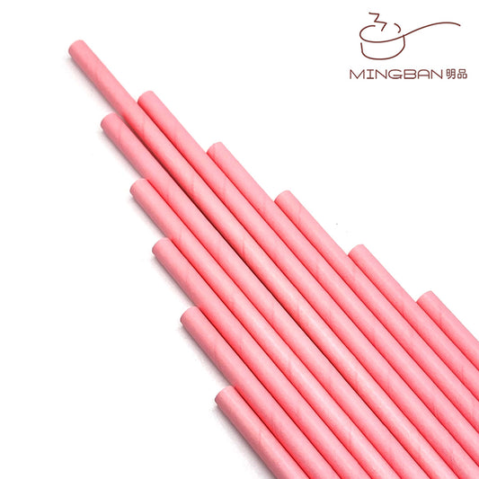 Eco-friendly Disposable Paper Straw - Pink