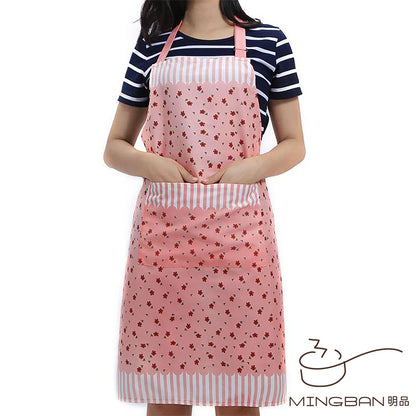 Apron with pockets - cake pink