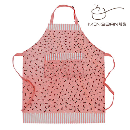 Apron with pockets - cake pink