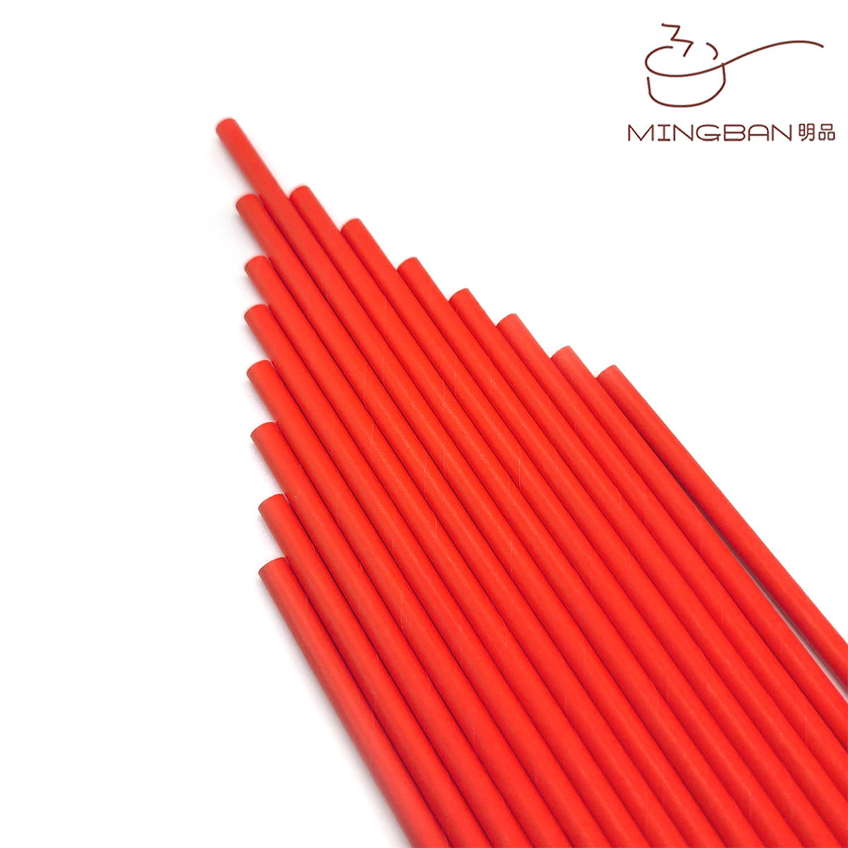 Eco-friendly Disposable Paper Straw - Red