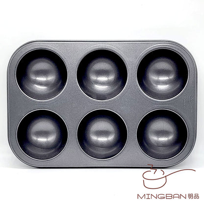 6-ball/fried stack cake mold baking tray