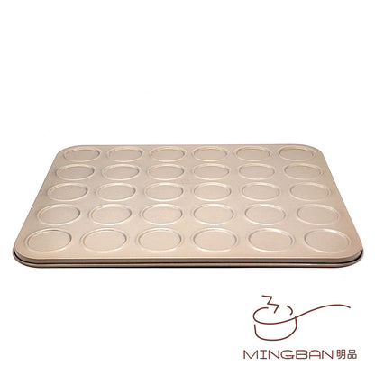 30-piece macaron/cookie non-stick baking tray
