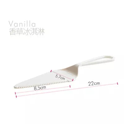 22cm PP Triangular Disposable Cake Knife